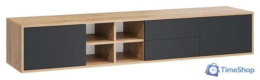 Тумба Трия Тип 5 (дуб крафт золотой/антрацит) - Изображение №1 — Интернет-магазин Time-Shop