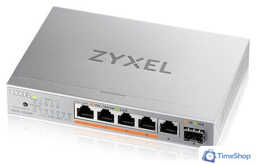 Неуправляемый коммутатор Zyxel XMG-105HP - Изображение №2 — Интернет-магазин Time-Shop