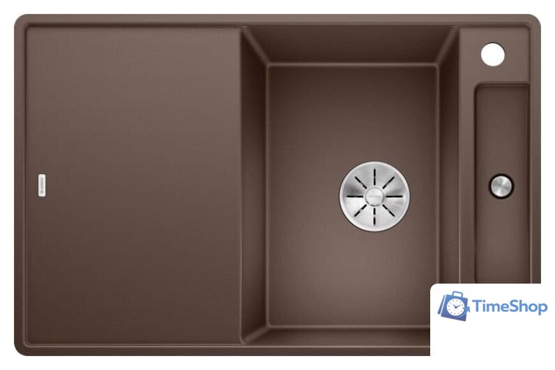 Кухонная мойка Blanco Axia III 45 S-F 523204 (кофе, стеклянная доска) - Изображение №1 — Интернет-магазин Time-Shop