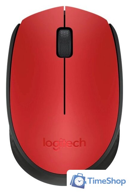Мышь Logitech M171 (красный/черный) - Изображение №1 — Интернет-магазин Time-Shop