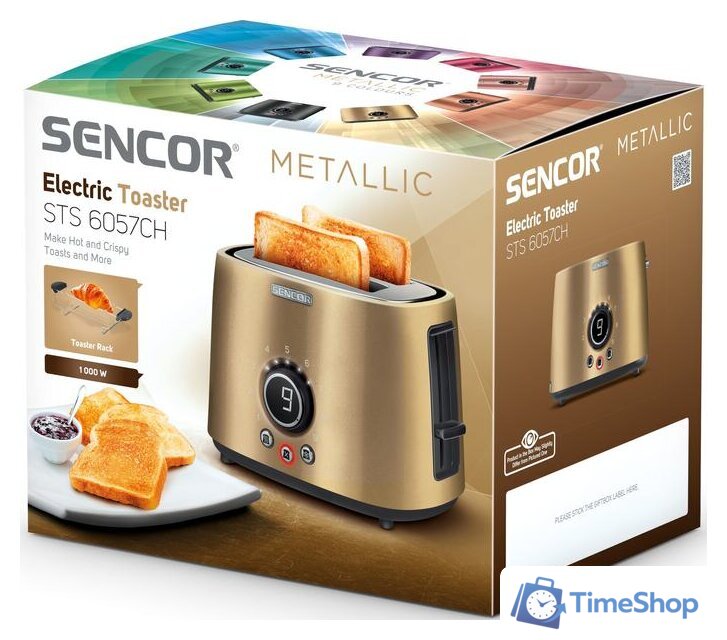 Тостер Sencor STS 6057CH - Изображение №11 — Интернет-магазин Time-Shop