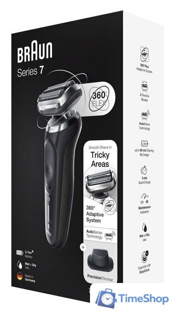 Электробритва Braun Series 7 70-N1200s - Изображение №8 — Интернет-магазин Time-Shop