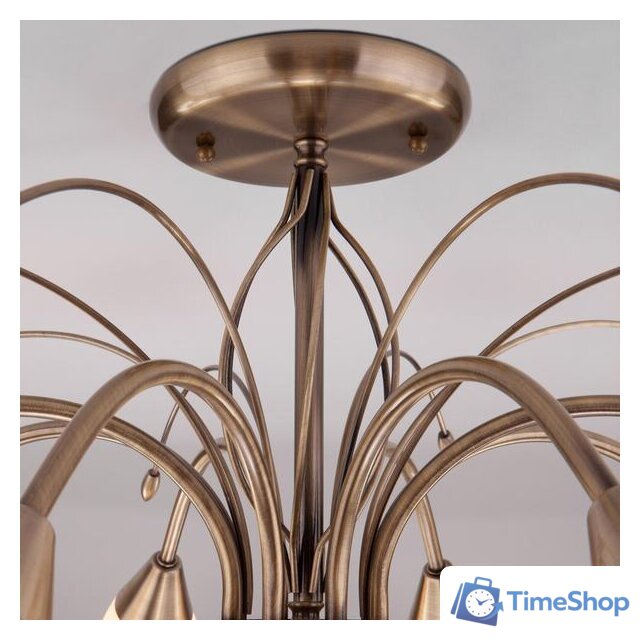 Подвесная люстра Евросвет Ginevra 30280/8 (античная бронза) - Изображение №2 — Интернет-магазин Time-Shop