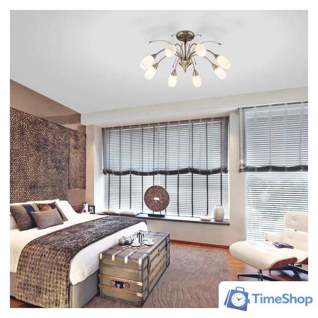 Подвесная люстра Евросвет Ginevra 30280/8 (античная бронза) - Изображение №4 — Интернет-магазин Time-Shop