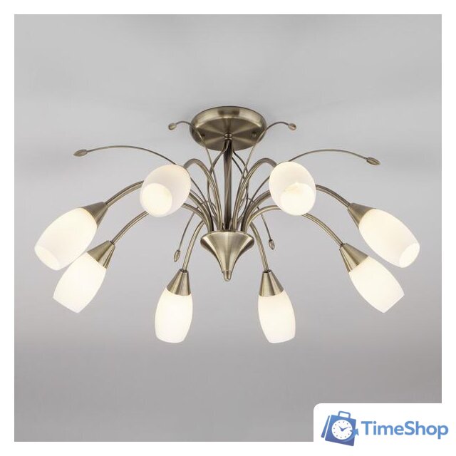 Подвесная люстра Евросвет Ginevra 30280/8 (античная бронза) - Изображение №1 — Интернет-магазин Time-Shop