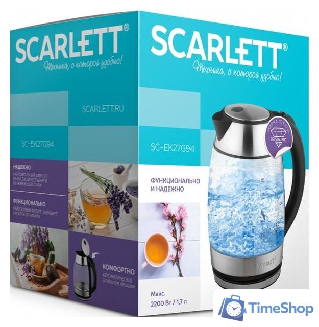 Электрический чайник Scarlett SC-EK27G94 - Изображение №11 — Интернет-магазин Time-Shop