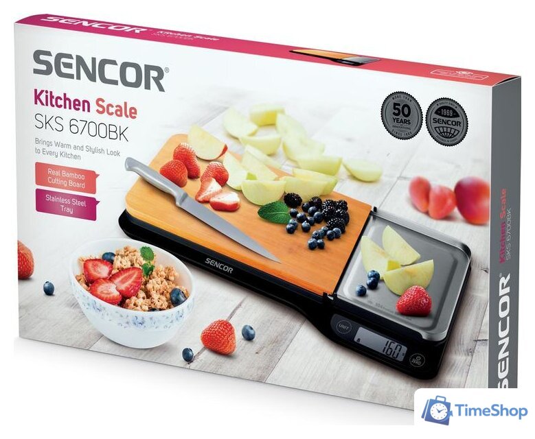 Кухонные весы Sencor SKS 6700BK - Изображение №3 — Интернет-магазин Time-Shop