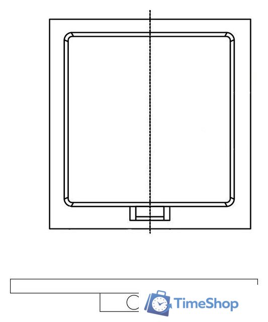 Душевой поддон RGW STA-01W 90x90 - Изображение №2 — Интернет-магазин Time-Shop