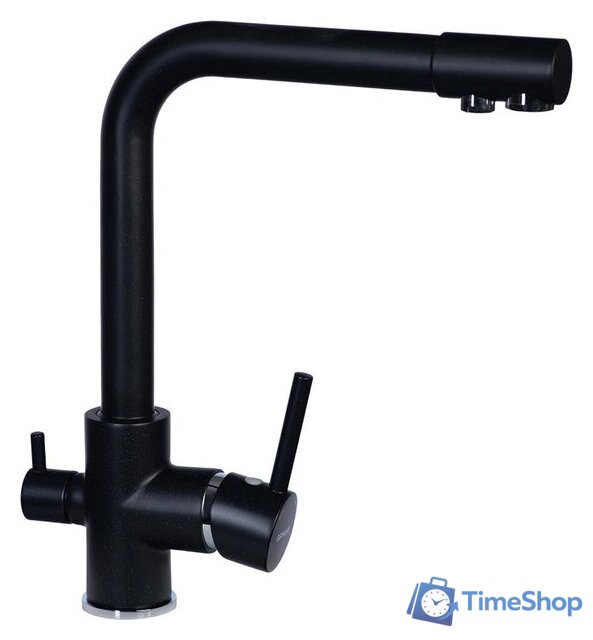 Смеситель Gerhans HU01K4055-3-25 (оникс) - Изображение №1 — Интернет-магазин Time-Shop