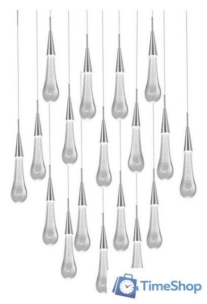 Подвесная люстра Kinklight Гутта 07861-18A.02 (хром) - Изображение №1 — Интернет-магазин Time-Shop