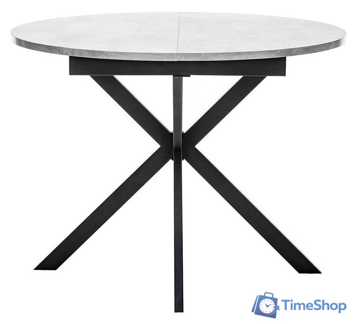 Кухонный стол Мебель Импэкс Leset Капри (цемент/черный) - Изображение №2 — Интернет-магазин Time-Shop