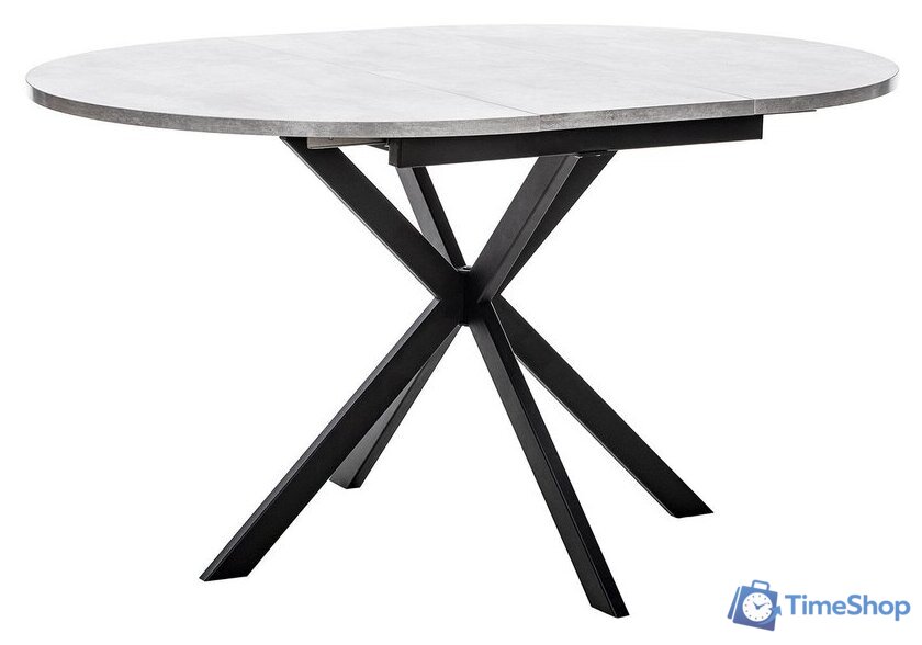 Кухонный стол Мебель Импэкс Leset Капри (цемент/черный) - Изображение №3 — Интернет-магазин Time-Shop