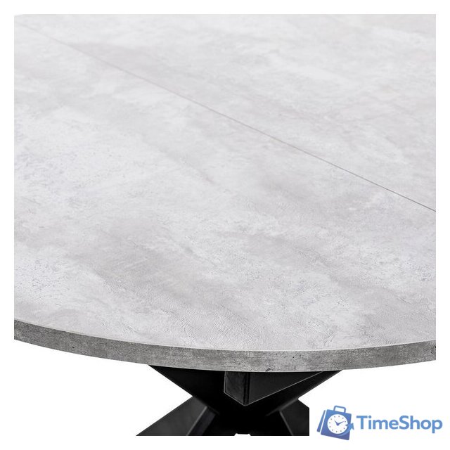 Кухонный стол Мебель Импэкс Leset Капри (цемент/черный) - Изображение №4 — Интернет-магазин Time-Shop