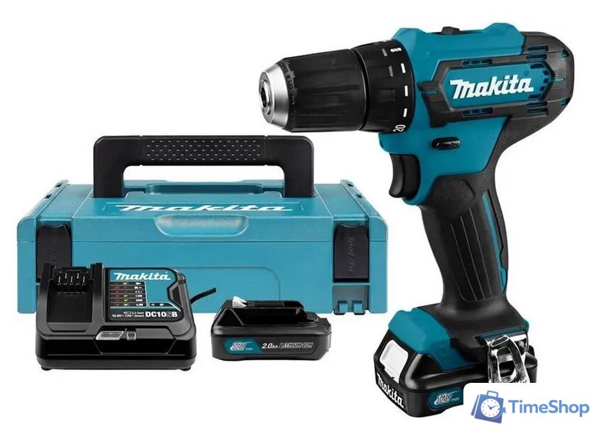 Дрель-шуруповерт Makita DF333DSAX6 (с 1-им АКБ, кейс) - Изображение №1 — Интернет-магазин Time-Shop
