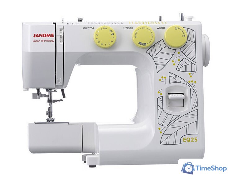 Электромеханическая швейная машина Janome EQ25 - Изображение №3 — Интернет-магазин Time-Shop