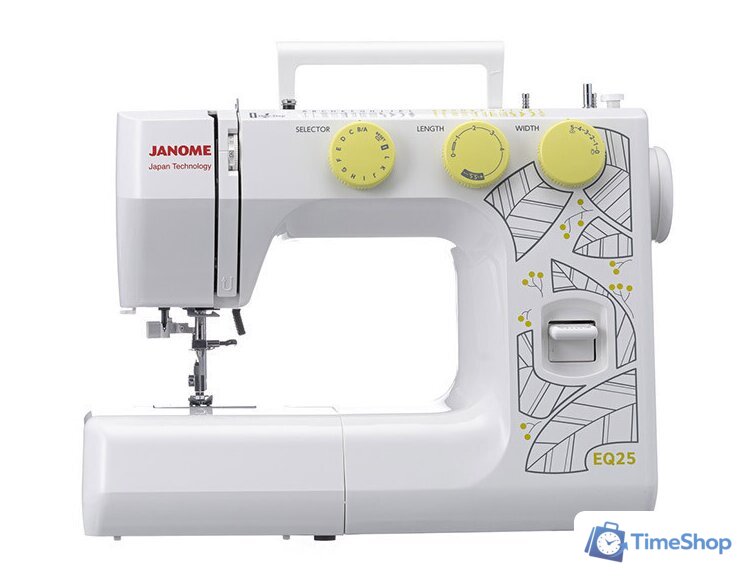 Электромеханическая швейная машина Janome EQ25 - Изображение №2 — Интернет-магазин Time-Shop
