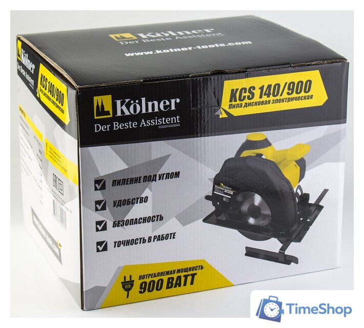 Дисковая (циркулярная) пила Kolner KCS 140/900 - Изображение №6 — Интернет-магазин Time-Shop