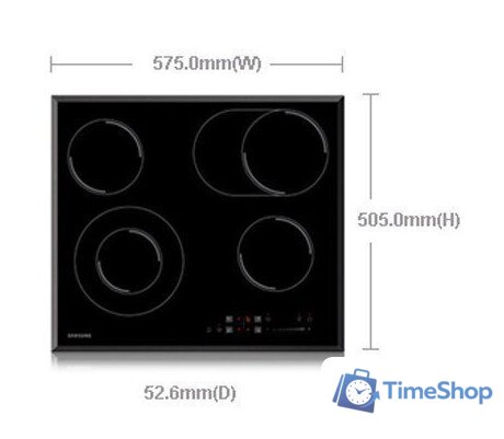 Варочная панель Samsung CTR164NC01 - Изображение №2 — Интернет-магазин Time-Shop