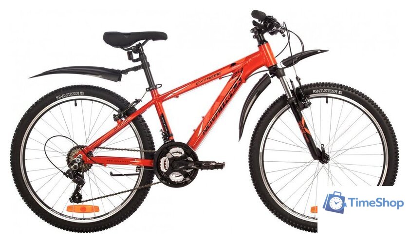 Велосипед Novatrack Extreme 24 2024 24AHV.EXTREME.13RD4 (красный) - Изображение №1 — Интернет-магазин Time-Shop