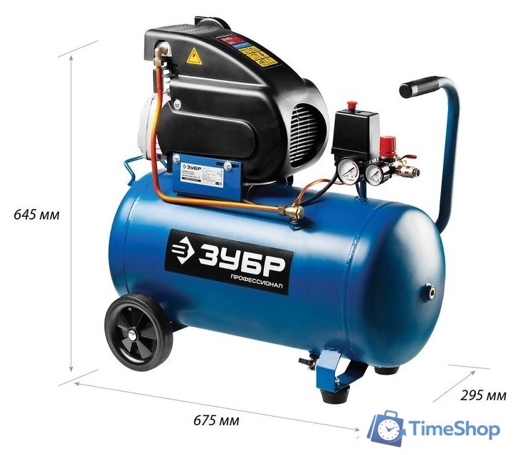 Компрессор Зубр ЗКПМ-240-50-1.5 - Изображение №6 — Интернет-магазин Time-Shop