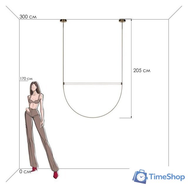 Подвесная люстра LOFT IT Liana 10221/2050 - Изображение №8 — Интернет-магазин Time-Shop