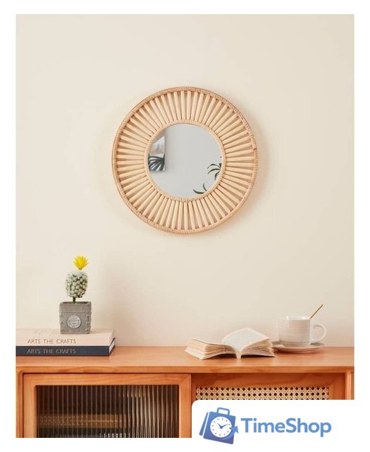 Зеркало Eglo Mitsuke 425037 (дерево/зеркало, натуральный) - Изображение №2 — Интернет-магазин Time-Shop