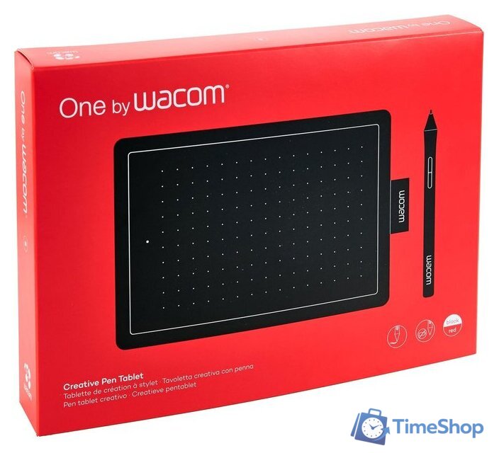 Графический планшет Wacom One by Wacom CTL-472 (маленький размер) - Изображение №4 — Интернет-магазин Time-Shop