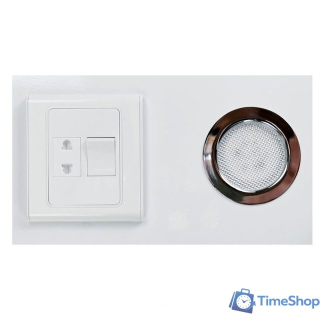  Doratiz Шкаф с зеркалом Селена 55 R 2711.114 (белый, с подсветкой) - Изображение №6 — Интернет-магазин Time-Shop