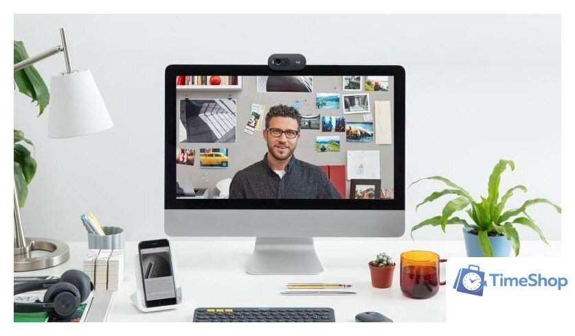 Веб-камера Logitech C505 - Изображение №7 — Интернет-магазин Time-Shop