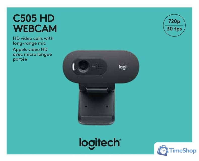 Веб-камера Logitech C505 - Изображение №4 — Интернет-магазин Time-Shop