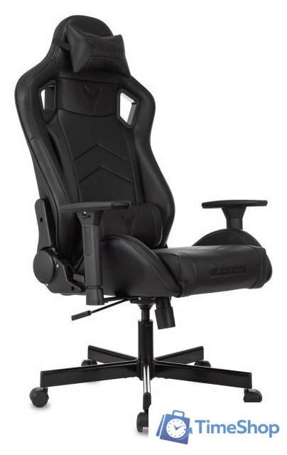 Игровое (геймерское) кресло Knight Gladiator (экокожа черный) - Изображение №1 — Интернет-магазин Time-Shop