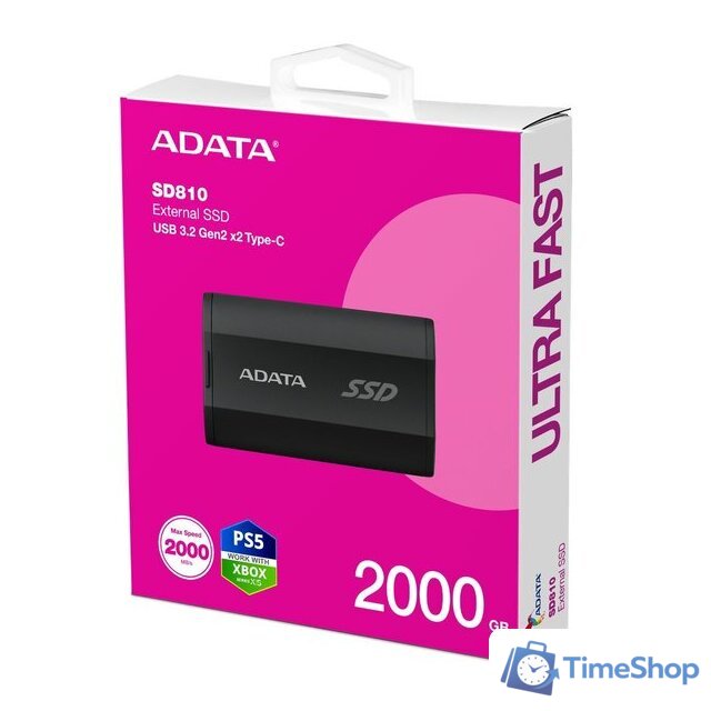 Внешний накопитель ADATA SD810 2TB SD810-2000G-CBK - Изображение №7 — Интернет-магазин Time-Shop