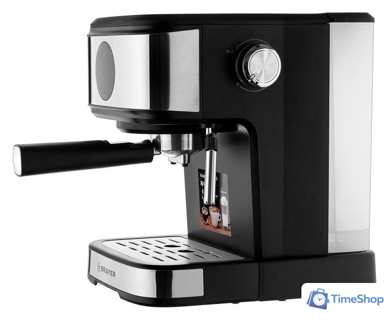 Рожковая кофеварка Brayer BR1105 - Изображение №5 — Интернет-магазин Time-Shop