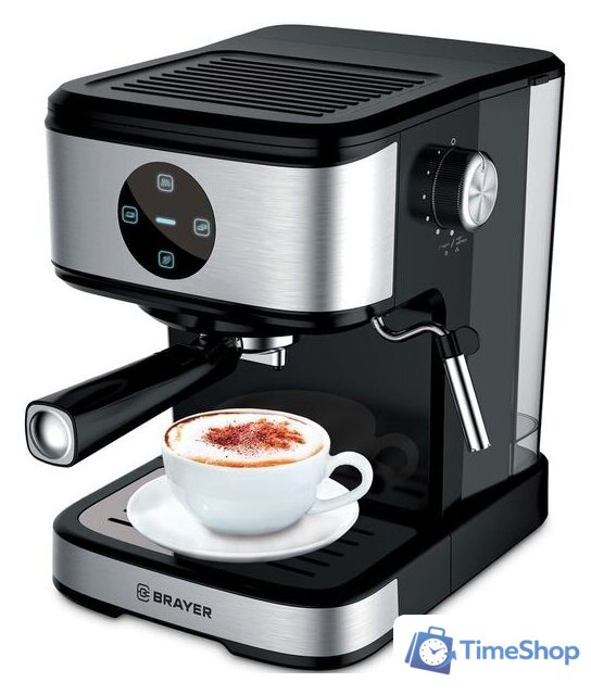 Рожковая кофеварка Brayer BR1105 - Изображение №3 — Интернет-магазин Time-Shop