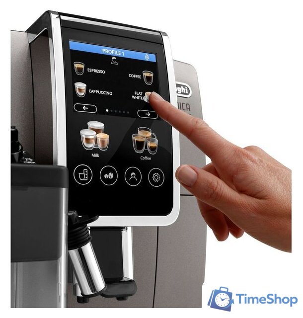Кофемашина DeLonghi Dinamica Plus ECAM 380.95.TB - Изображение №3 — Интернет-магазин Time-Shop