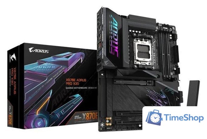 Материнская плата Gigabyte X870E Aorus Pro X3D - Изображение №7 — Интернет-магазин Time-Shop