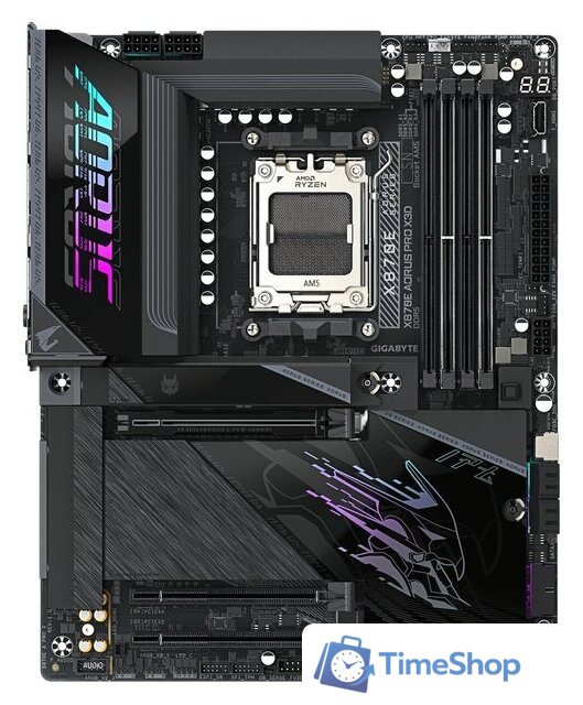 Материнская плата Gigabyte X870E Aorus Pro X3D - Изображение №1 — Интернет-магазин Time-Shop