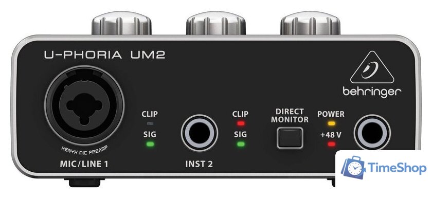 Аудиоинтерфейс Behringer U-Phoria UM2 - Изображение №1 — Интернет-магазин Time-Shop