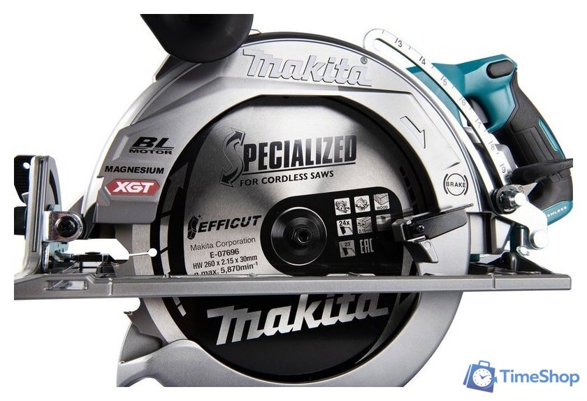 Дисковая (циркулярная) пила Makita RS002GZ (без АКБ) - Изображение №20 — Интернет-магазин Time-Shop