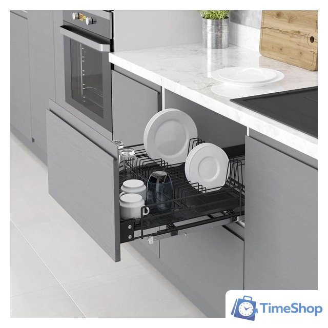 Корзина-сушка выдвижная Starax S-2031-A (антрацит) - Изображение №2 — Интернет-магазин Time-Shop