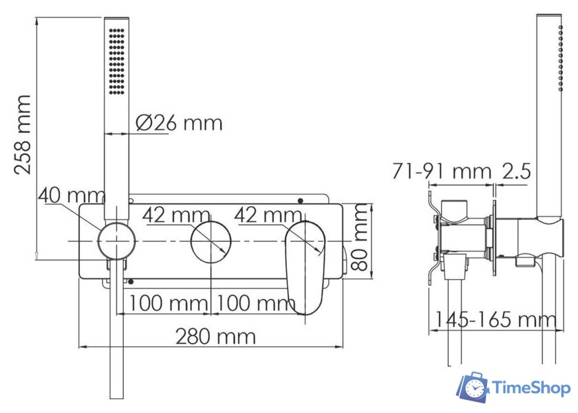 Смеситель Wasserkraft Dinkel 5877 - Изображение №3 — Интернет-магазин Time-Shop