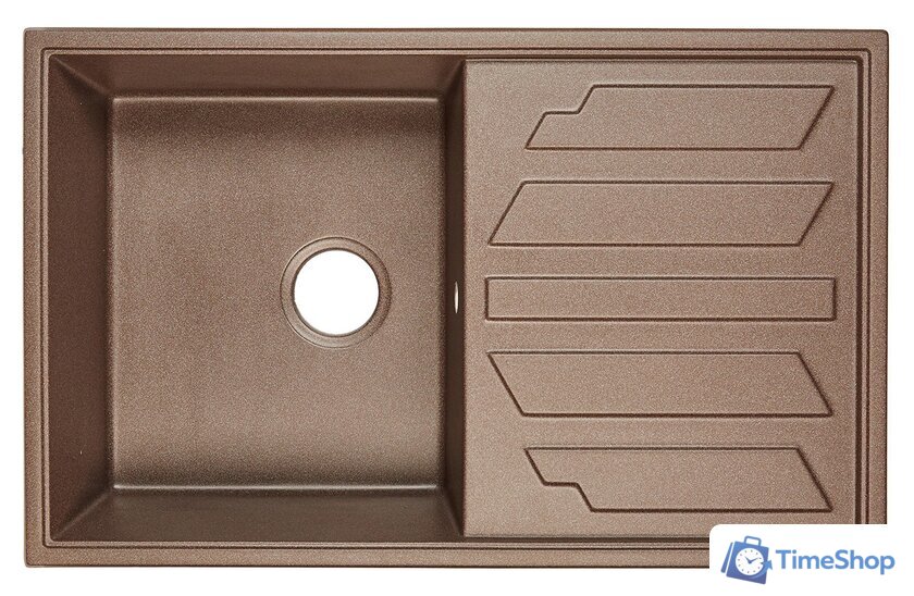 Кухонная мойка Granula 8002 (эспрессо) - Изображение №1 — Интернет-магазин Time-Shop