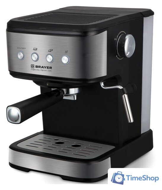 Рожковая кофеварка Brayer BR1114 - Изображение №1 — Интернет-магазин Time-Shop