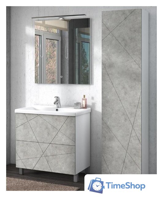  Vigo Тумба под умывальник Geometry 800-0-2 9696 (бетон) - Изображение №3 — Интернет-магазин Time-Shop