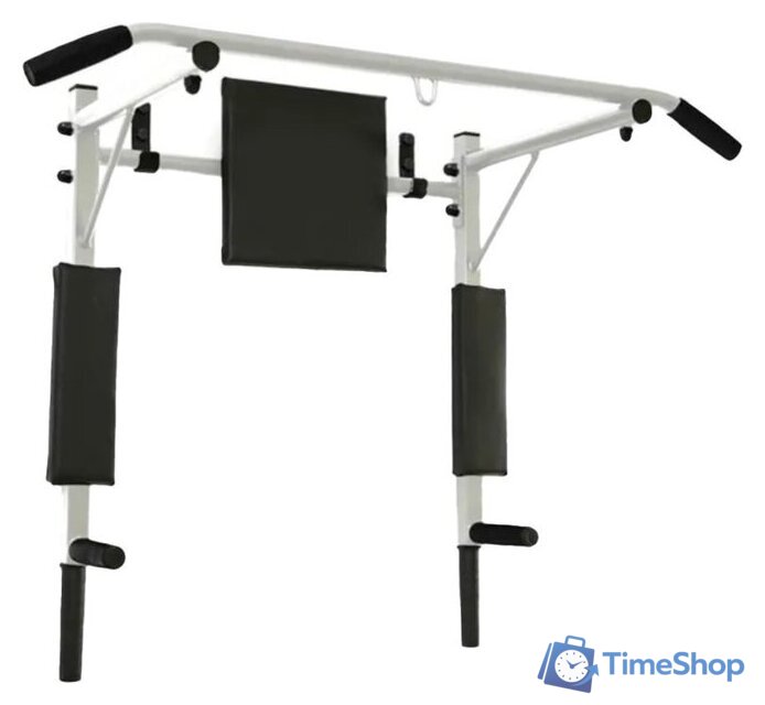 Турник Absolute Champion Aktiv Прогресс разборный АЧ 9966 (белый/черные ручки) - Изображение №1 — Интернет-магазин Time-Shop