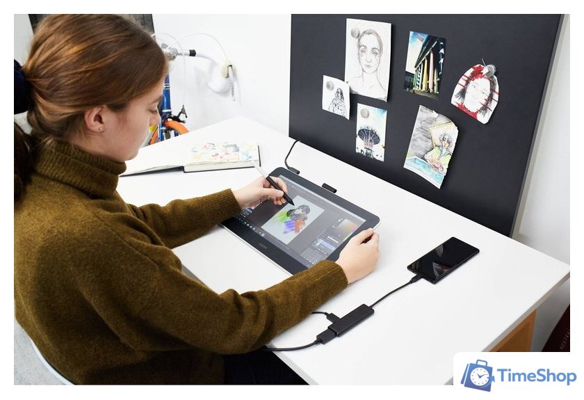 Графический монитор Wacom One DTC133 - Изображение №10 — Интернет-магазин Time-Shop
