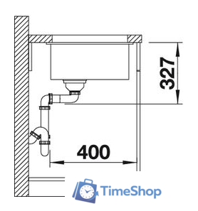 Кухонная мойка Blanco Rotan 500-U (кофе) 521353 - Изображение №3 — Интернет-магазин Time-Shop