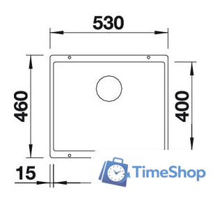 Кухонная мойка Blanco Rotan 500-U (кофе) 521353 - Изображение №2 — Интернет-магазин Time-Shop