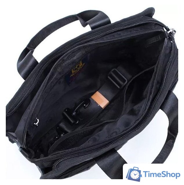 Мужская сумка Volunteer 083-1801-13-BLK (черный) - Изображение №3 — Интернет-магазин Time-Shop