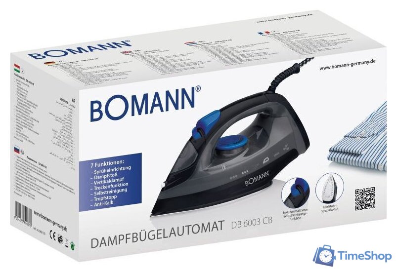 Утюг Bomann DB 6003 CB - Изображение №8 — Интернет-магазин Time-Shop